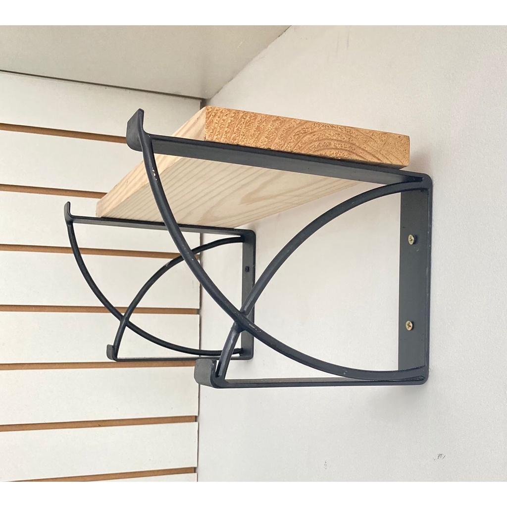 Mão Francesa Dupla Reforçada Design 20/15cm Kit C/2 Peças