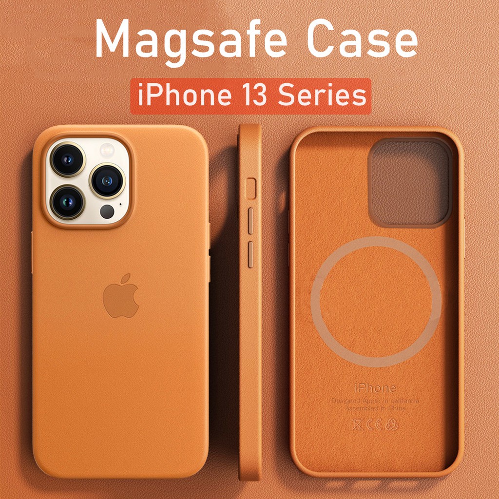 2021 Novo Estojo De Couro Magsafe Para IPhone 13 Mini Estojo De Couro