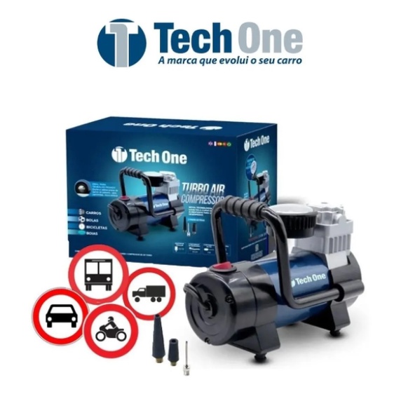 Mini Compressor Turbo Portátil Carro Van Caminhão Inflável moto bola