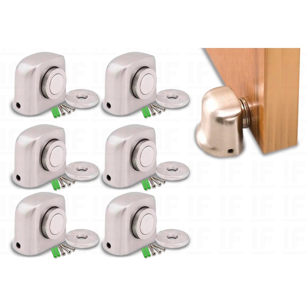 Kit Prendedor Fixador Para Portas Magnético 6 Unidades em Oferta na Shopee