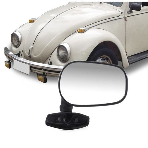Retrovisor Fusca Brasilia Corcel Passat Universal Preto