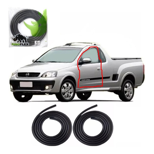 Par De Borracha Para Porta Lateral Do Montana Aba Estriada Todos os anos.