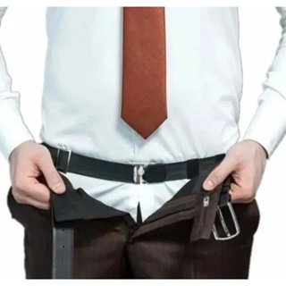 Prendedor De Camisa Social Cinto Cinta Unissex Preta em Oferta na Shopee