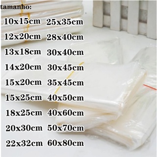 1KG Embalagens Transparente Saco Plastico Sacola 22X32/25X35/28X40/30X40/... em Oferta na Shopee