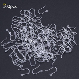 Jen 100pcs Ganchos De Transparentes Para Brincos