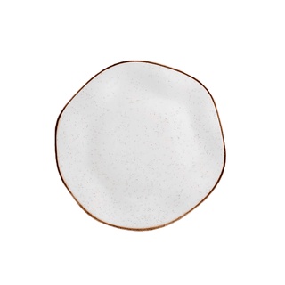 Prato Raso de Porcelana Maresia Oxford Branco 27,5cm