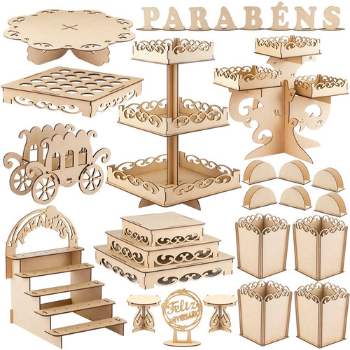 Kit Provençal Completo Mesa Decorada Aniversário