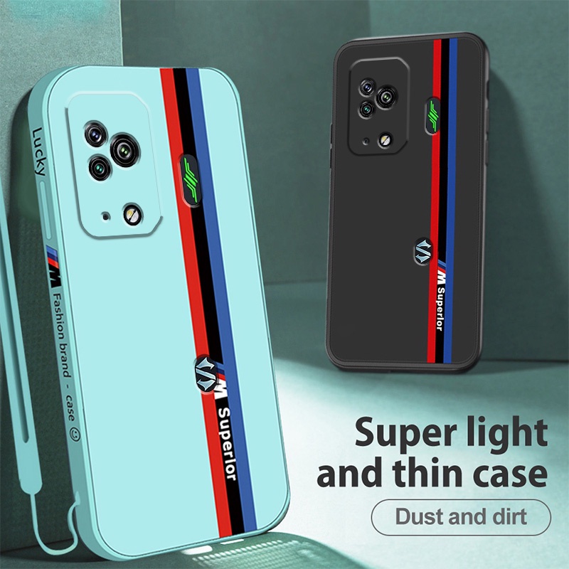 Xiaomi BMW Capa De Celular Preta De Silikon/Da Moda/Tubarão Preto/black shark 5/4/4s/3/3s/ Pro em Oferta na Shopee