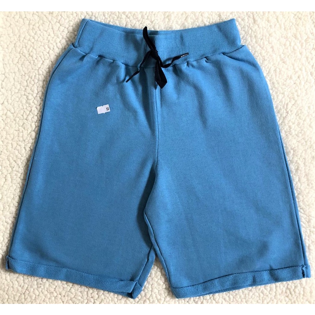 Bermuda masculino moletinho 100% algodão - Tamanho 10