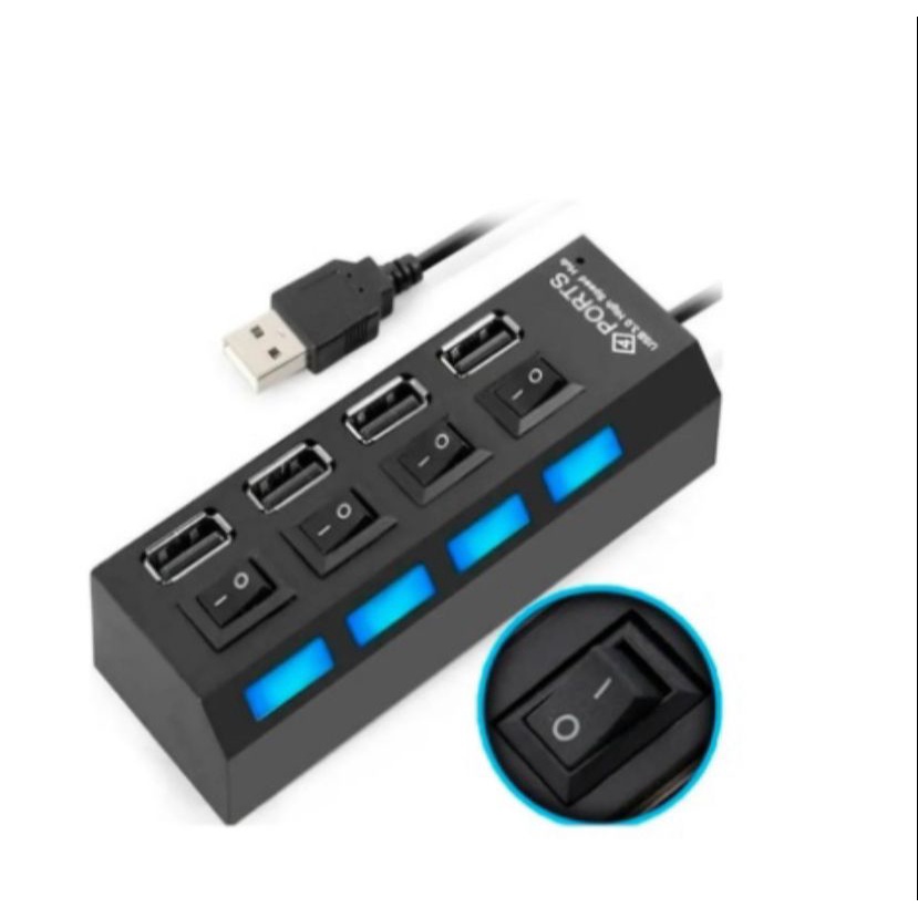 Hub Usb 2.0 Extensão Usb De 4 ou 7 Portas em Oferta na Shopee