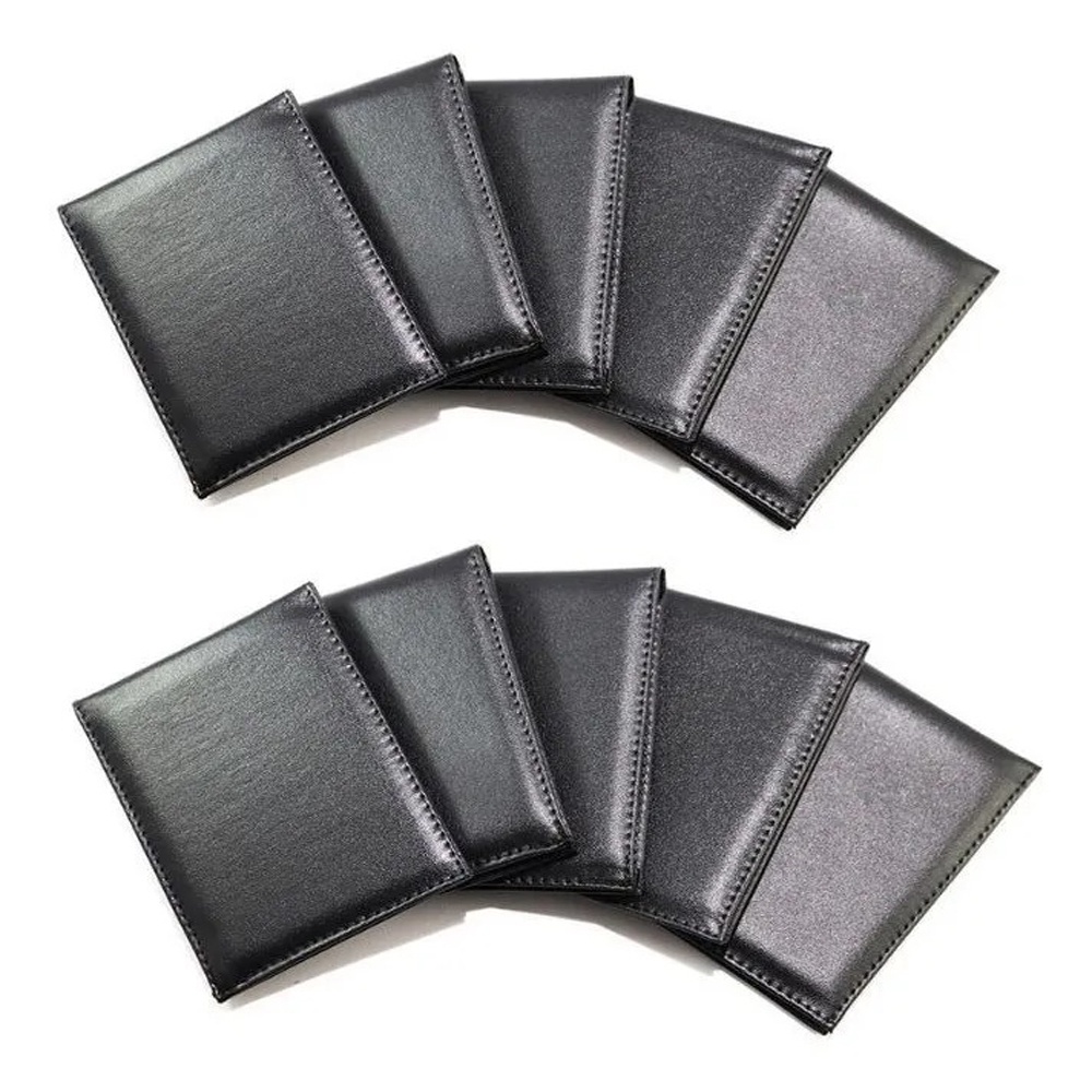 Carteira Masculina Pequena Preta Slim Porta Cartão e Cédulas Documento Cnh Atacado Em Promoção em Oferta na Shopee