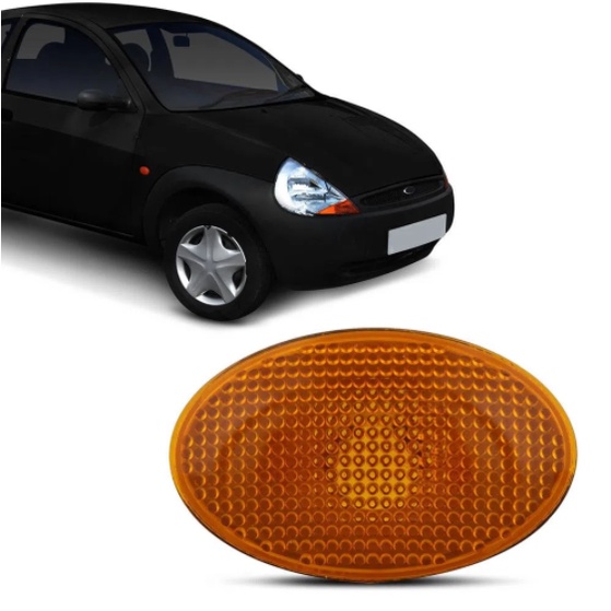 Pisca Lateral Para-Lama Ford Ka Fiesta Courier 1997 a 2002 Transit Mondeo 1994 a 2002 Ambar