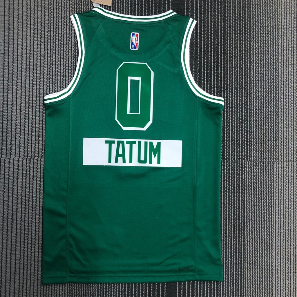 Temporada 23 Boston Celtics No.0 Basquete Jersey Verde Au Versão Hot Press  Basquetebol Colete Tatum Camiseta - Escorrega o Preço