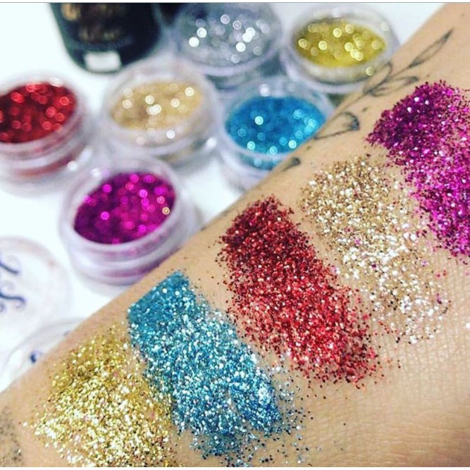 Glitter Se Joga - Face Beautiful - Brilho Purpurina de Carnaval Festa Maquiagem