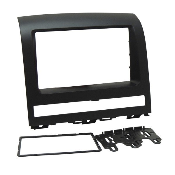 Moldura 2din Fiat Palio,Palio Weekend,Strada,Strada Adventure,Idea, Siena 2008 Até 2012 - Preta em Oferta na Shopee