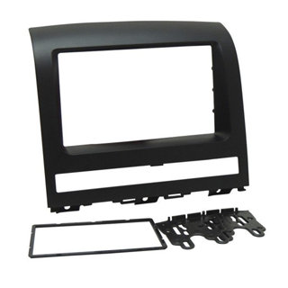 Moldura 2din Fiat Palio,Palio Weekend,Strada,Strada Adventure,Idea, Siena 2008 Até 2012 - Preta em Oferta na Shopee