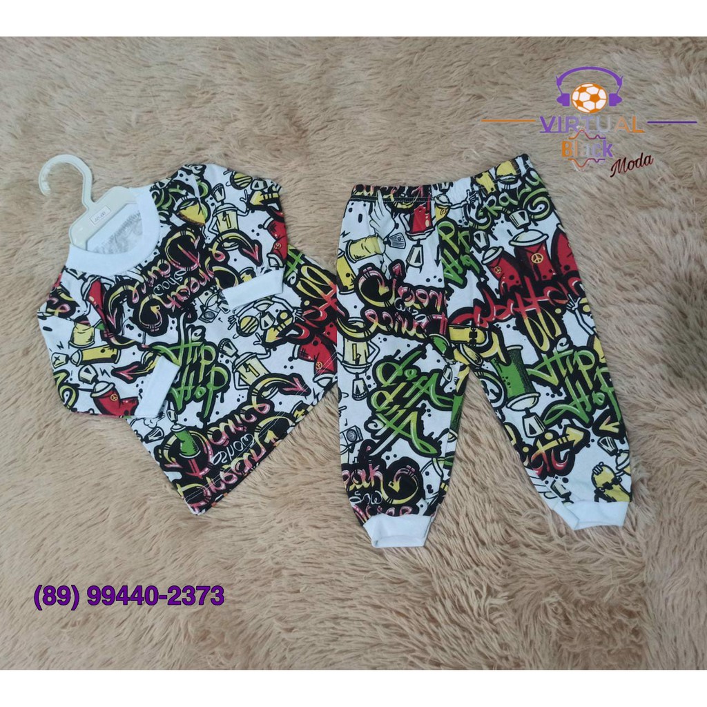 Pijama Para Bebe Conjunto Pijaminha Masculino E Feminino Bebe Recem Nascido Rn A 6 Meses Shopee Brasil