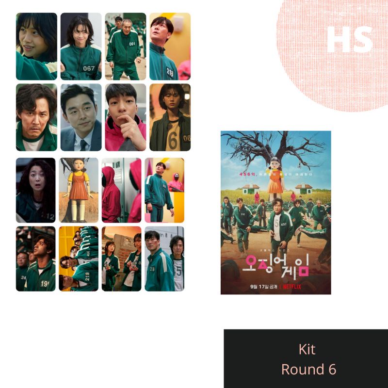 KIT ROUND 6 SQUID GAME | Shopee Brasil