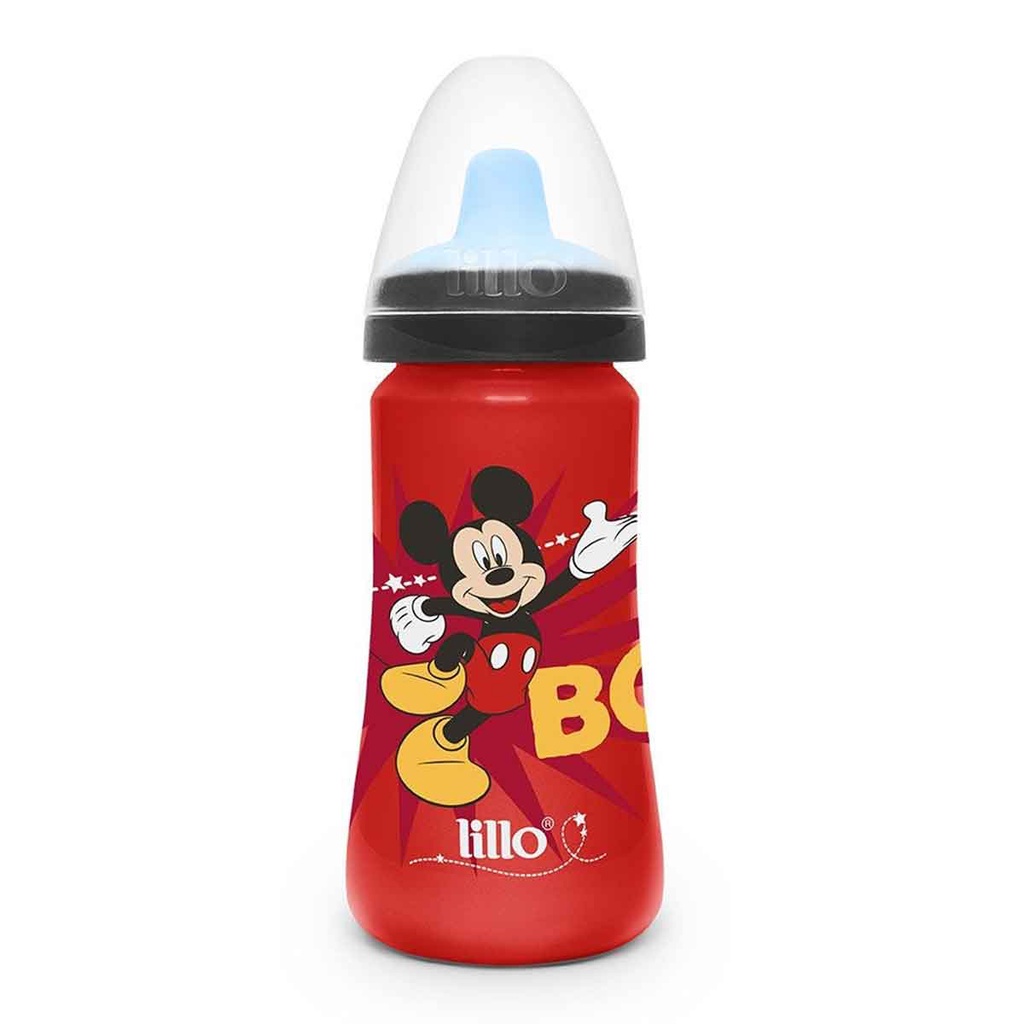 Copo Colors Bico De Silicone Disney Mickey Vermelho - Lillo