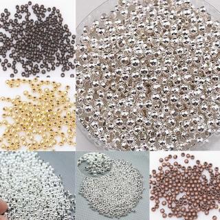 10000pcs 3MM DIY Jóias De Bolas De Aço Inoxidável Espaçador De Prata Redondo De Esferas De Metal Agulha Para Pulseira
