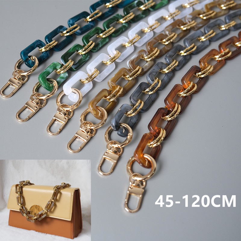 45-120CM Alça De Corrente De Reposição Para Bolsa Feminina Retrô Resina/Carteira/Acessórios