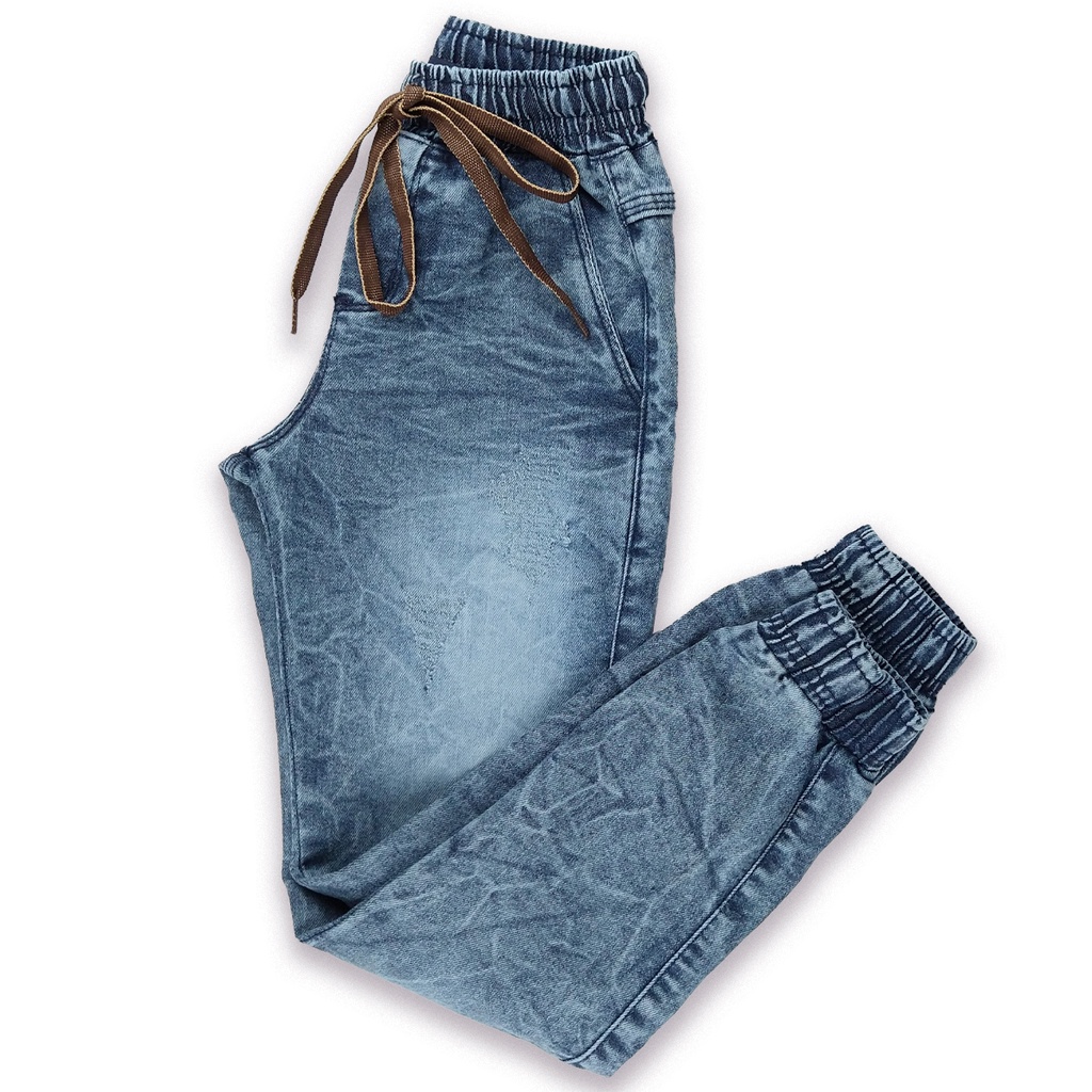 Calça Jogger Jeans Menino Tamanho 04 ao 16 em Oferta na Shopee