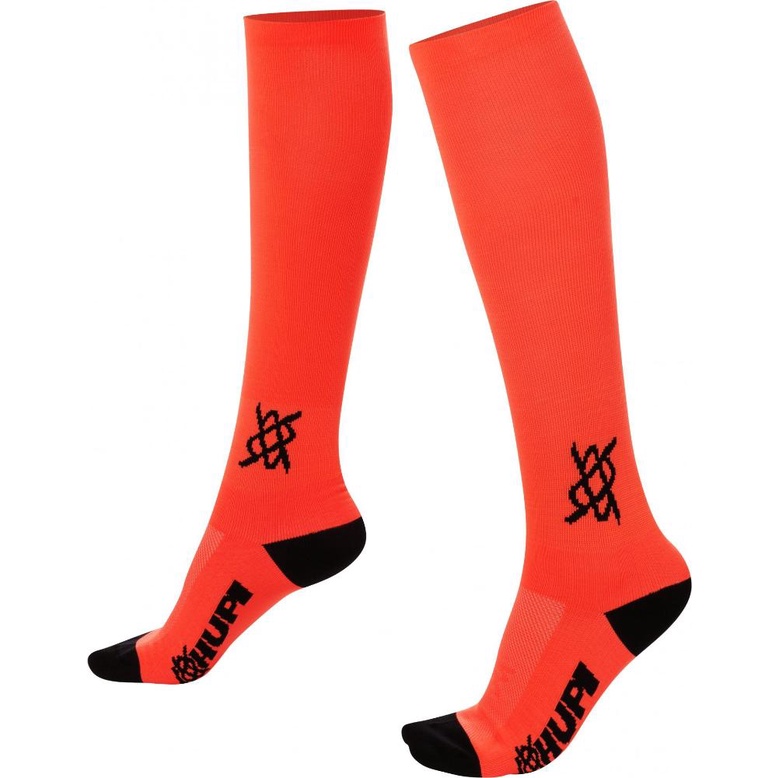 Meia Longa HUPI Lisa Laranja em Oferta na Shopee