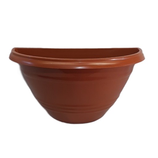 24 vasos de parede marrom cerâmica vaso de 1 litro vaso plástico de parede vaso para parede vaso para jardim vertical va