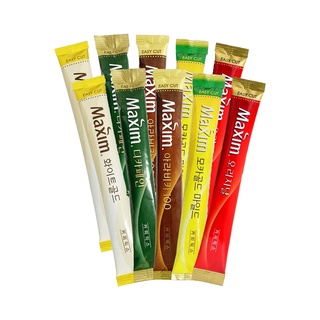 Kit Café Pronto Solúvel Coffee Maxim Coreano  10 Sachês - 5 Sabores