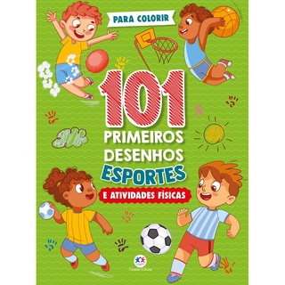 Livro - 101 primeiros desenhos - Esportes e atividades físicas