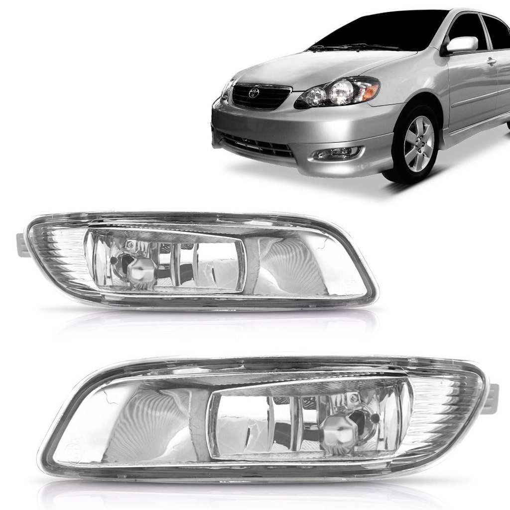 Par Farol Milha Corolla 2005 2006 2007 2008 Fielder 2008 2009 em Oferta na Shopee