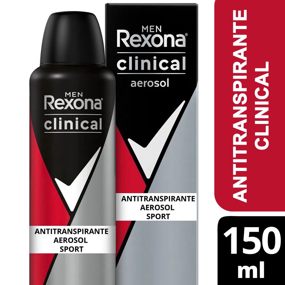 Rexona desodorante aerosol CLINICAL SPORT 150ml