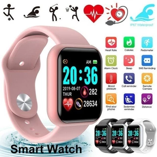 Novo Relógio Inteligente Y68 D20 D28 Monitor Fitness Homens Mulheres Smartwatch Monitor de Pressão A