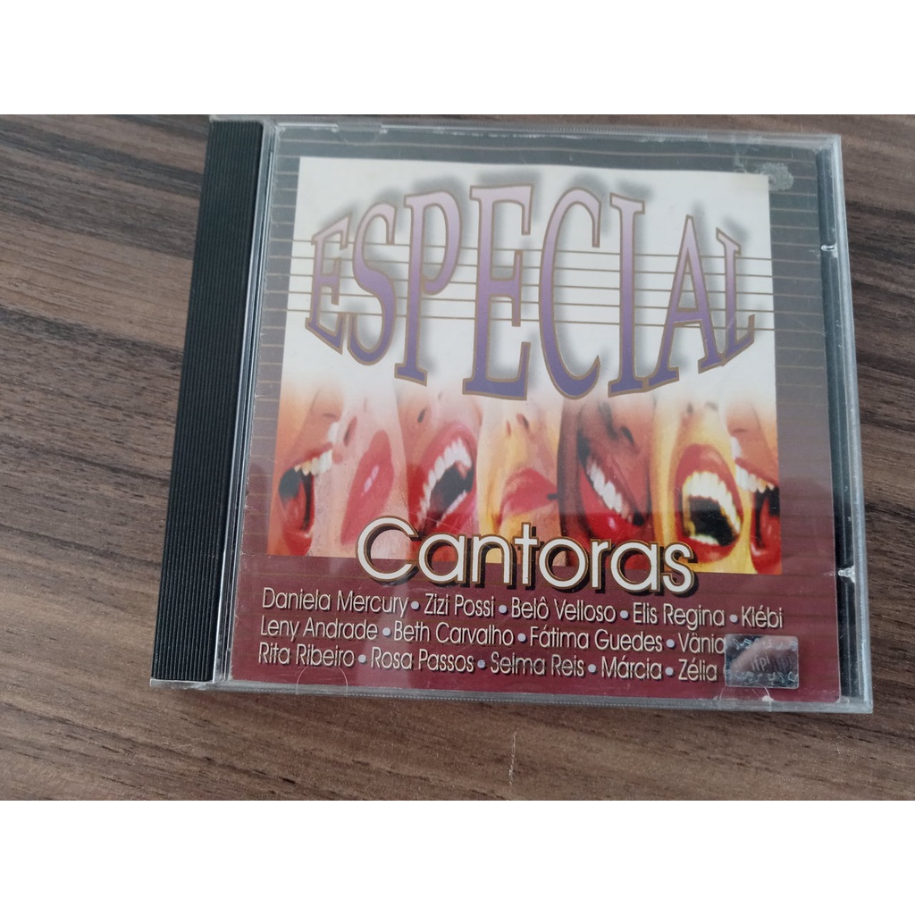 CD Especial Cantoras com Daniela Mercury, Zizi Possi, Elis, Beth Carvalho e mais