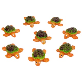 Tartaruga Marinha Miniatura PCT C/ 8 PCS Jardim Terrário Fonte Enfeite Decoração em Oferta na Shopee