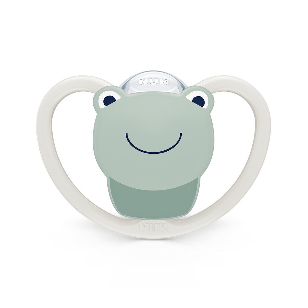 Chupeta Bico de Silicone Space 0 à 6 Meses Neutra - NUK em Oferta na Shopee