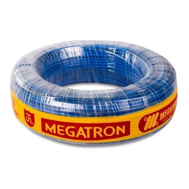 Cabo Fio Internet Rede Lan Cat5e Azul 100 Metros Megatron