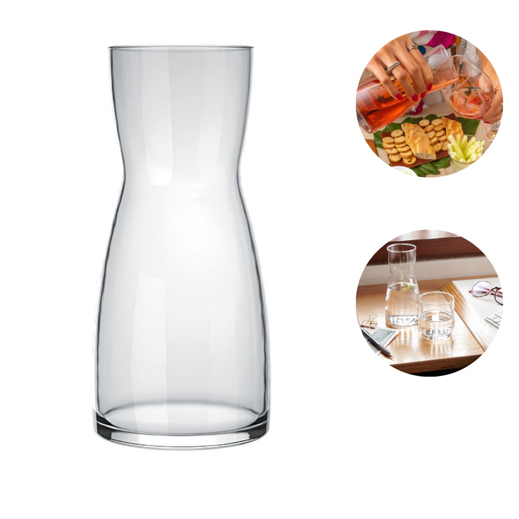 Jarra Decanter de Vinho Água Suco Vidro 500ml