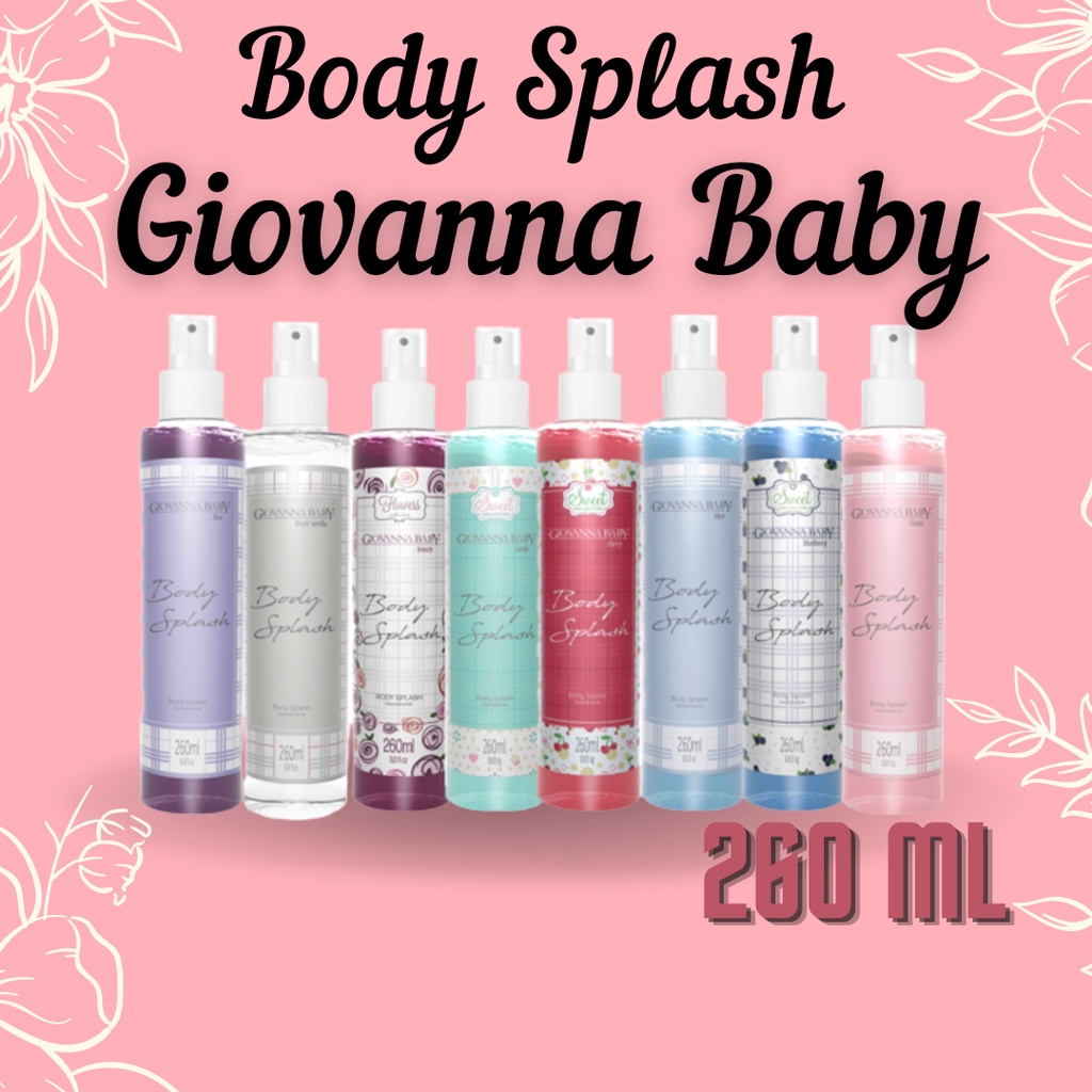 Body Splash Giovanna Baby- Escolha sua fragrância