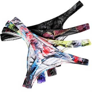 Hot!! Sexy Homens Cueca Fio Dental G Cordas Homens Impresso Homem Cueca Jockstrap Bikini Briefs em Oferta na Shopee
