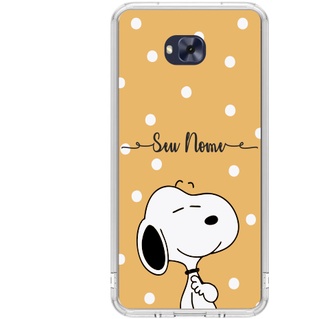 Capa de Celular Capinha Asus Zenfone 4 Selfie Personalizada  - Snoopy Com Nome