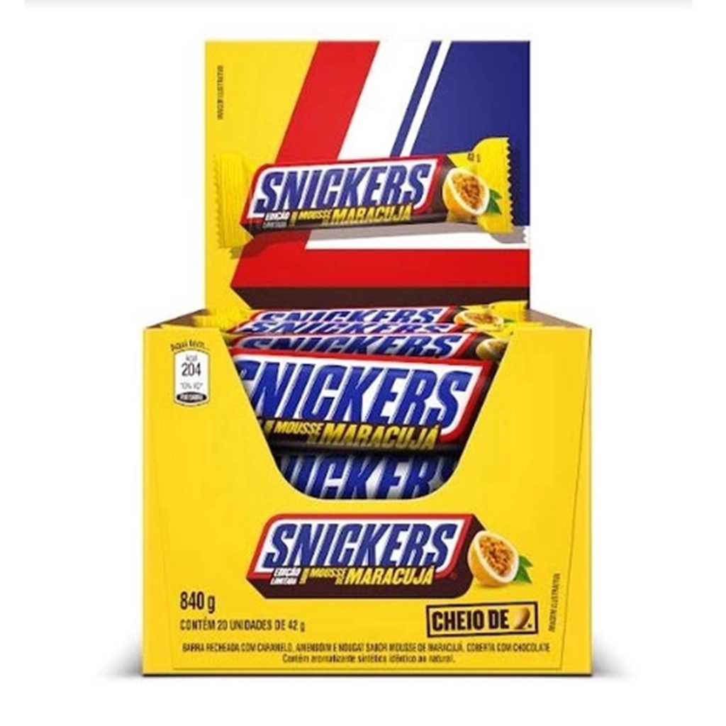 Chocolate Snickers Maracujá 42g C/20un - Mars