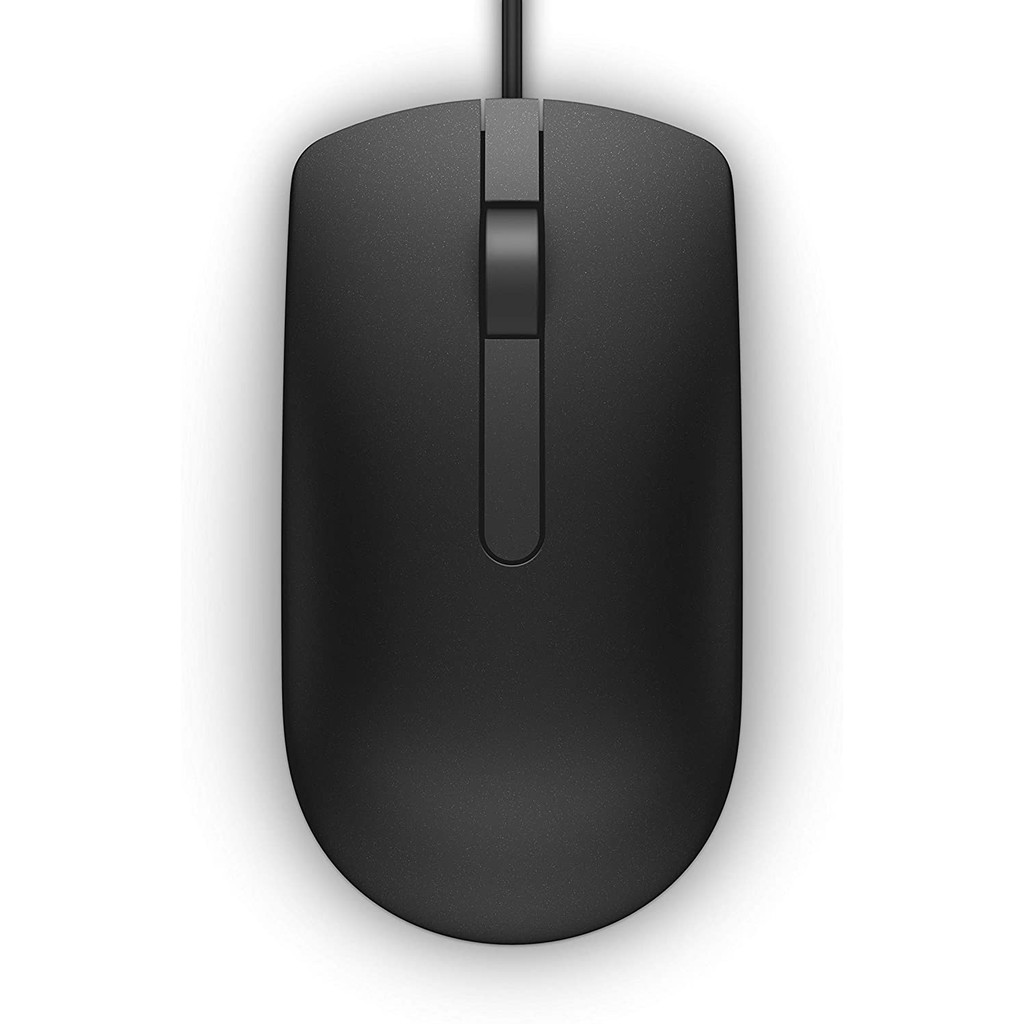 MOUSE DELL MS116 PRETO COM FIO ORGINAL MARCA DELL