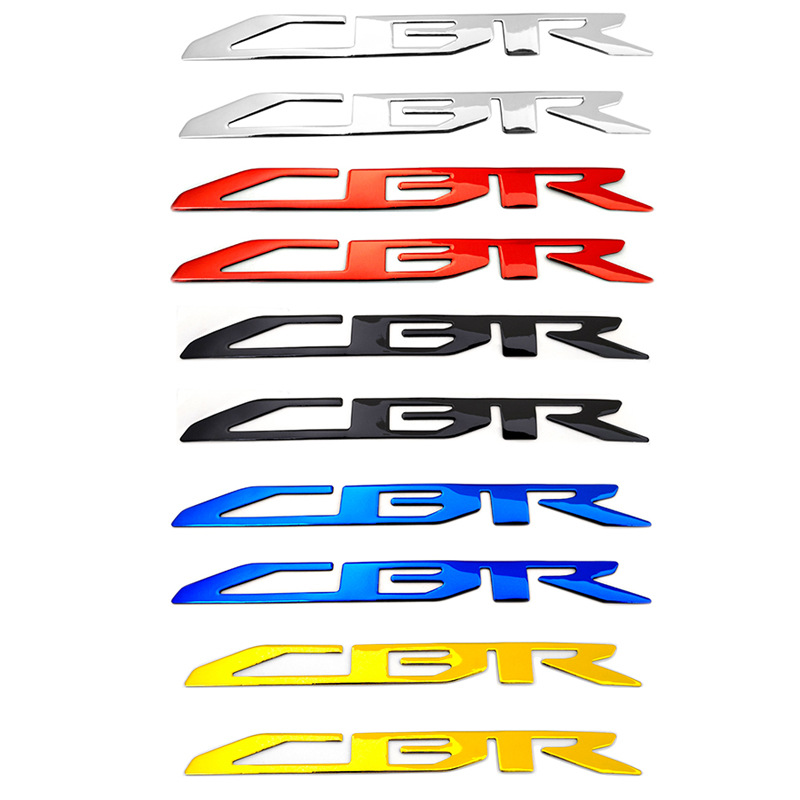 Nova 3d Corrida Bicicleta Da Motocicleta Adesivo Emblema Emblema Protetor De Borracha Personalizado Honda Cbr 250r 250rr 500r 650r 650f 954 Decalque