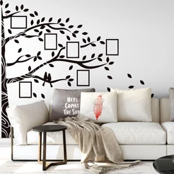 Adesivo Decorativo Parede Árvore Genealógica 2,00 X 2,57cm