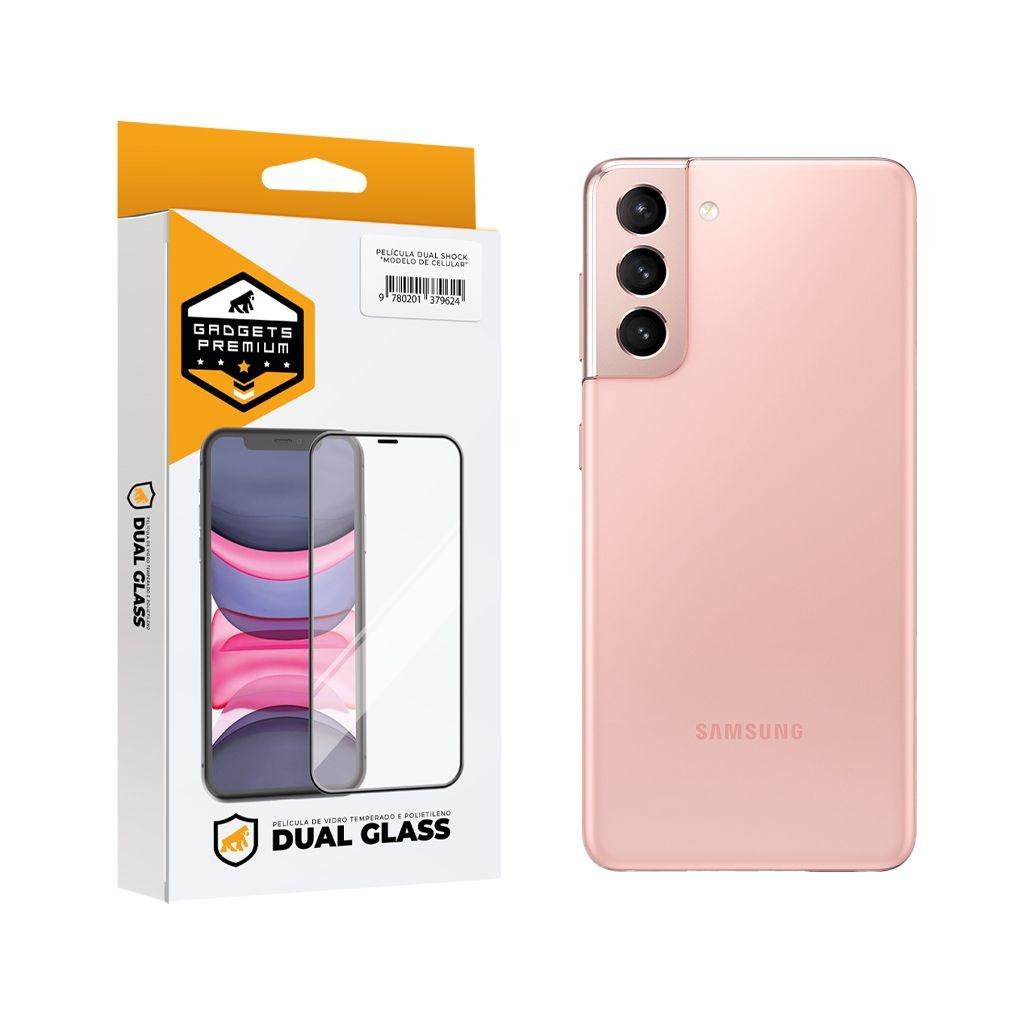 Película Dual Glass para Samsung Galaxy S21 - Preto - Gshield