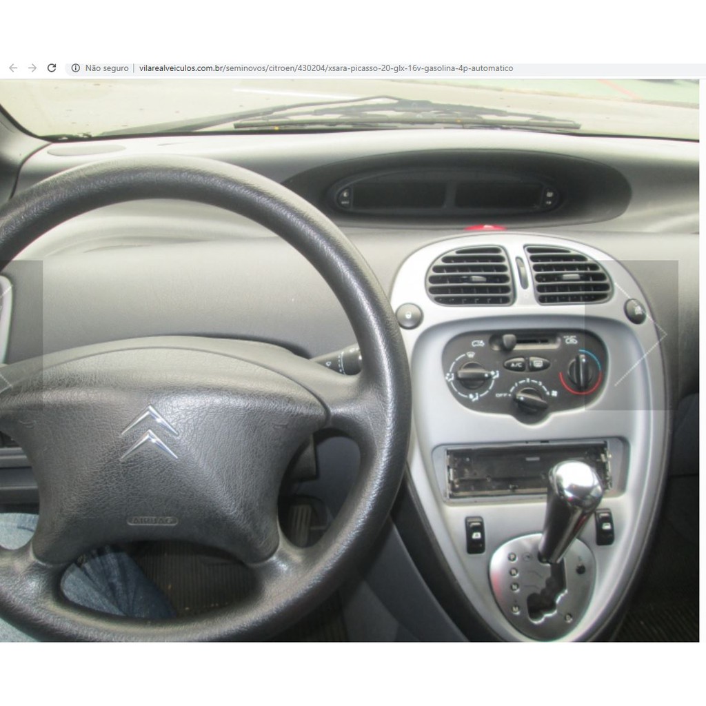 Manopla Cambio Automático C3 E Xsara Picasso 2000 A 2012 Exclusive / GLX com garantia e estoque no Brasil