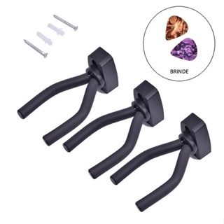 3 Suporte de Parede Violão Cavaquinho Ukulele Guitarra Violino + 2 Palhetas em Oferta na Shopee
