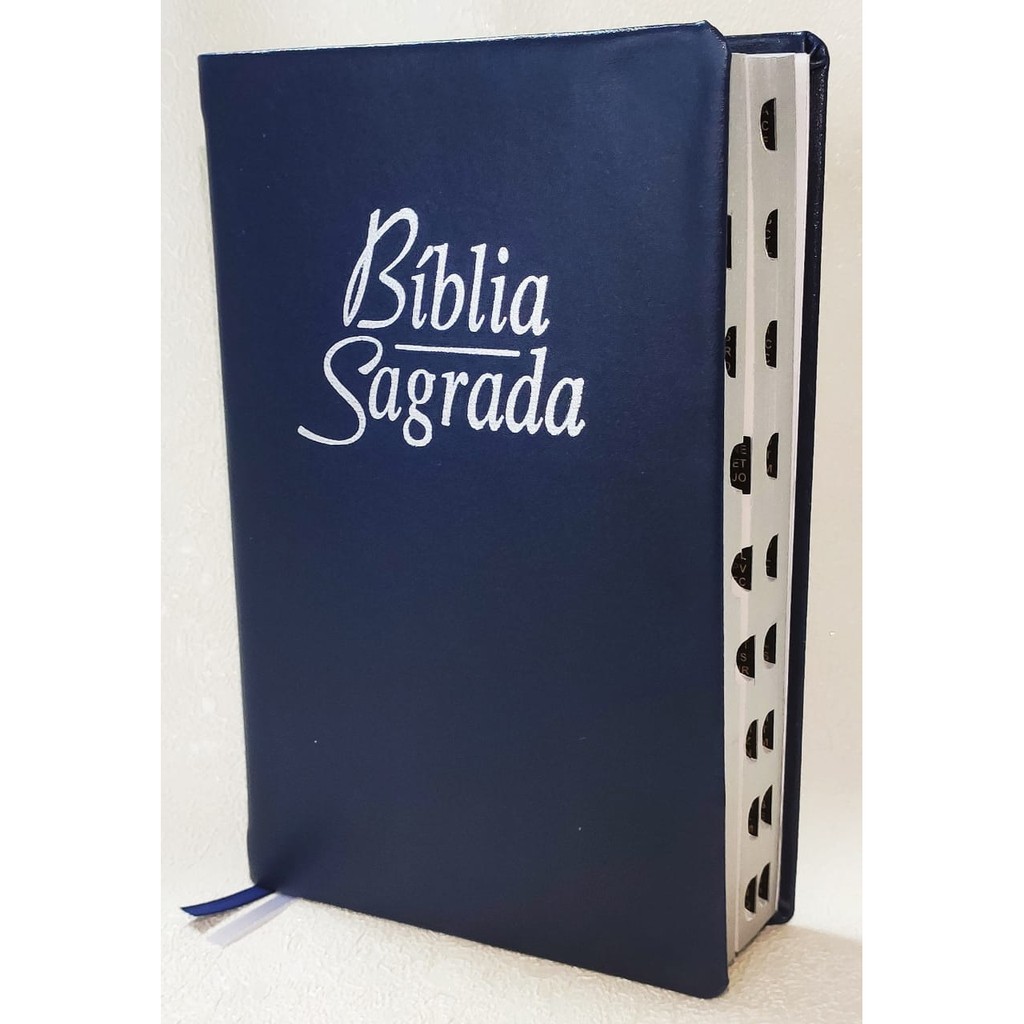 Bíblia sagrada promoção letra gigante com harpa em Oferta na Shopee