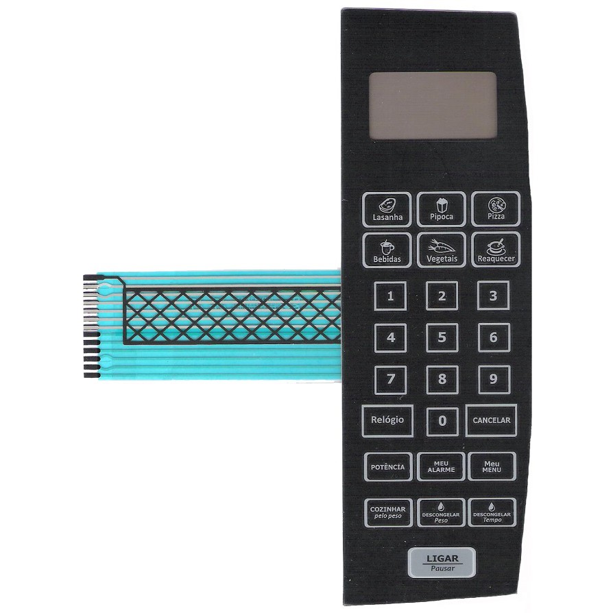 MEMBRANA MICRO-ONDAS COMPATÍVEL COM PHILCO PME22 PME 22 ESPELHADO